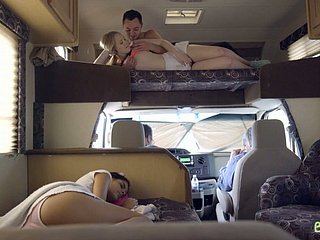 Fantastic steamy FFM threesome with a wild slutty chick Katya Rodriguez