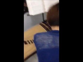 Chinese leraar muziekinstrumenten neuken