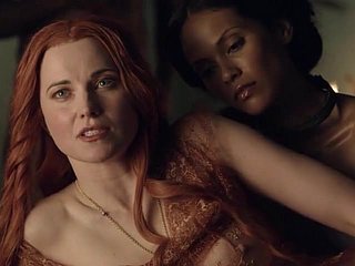 Lucy Black hat Viva Bianca Erin Cummings telanjang dari Spartacus
